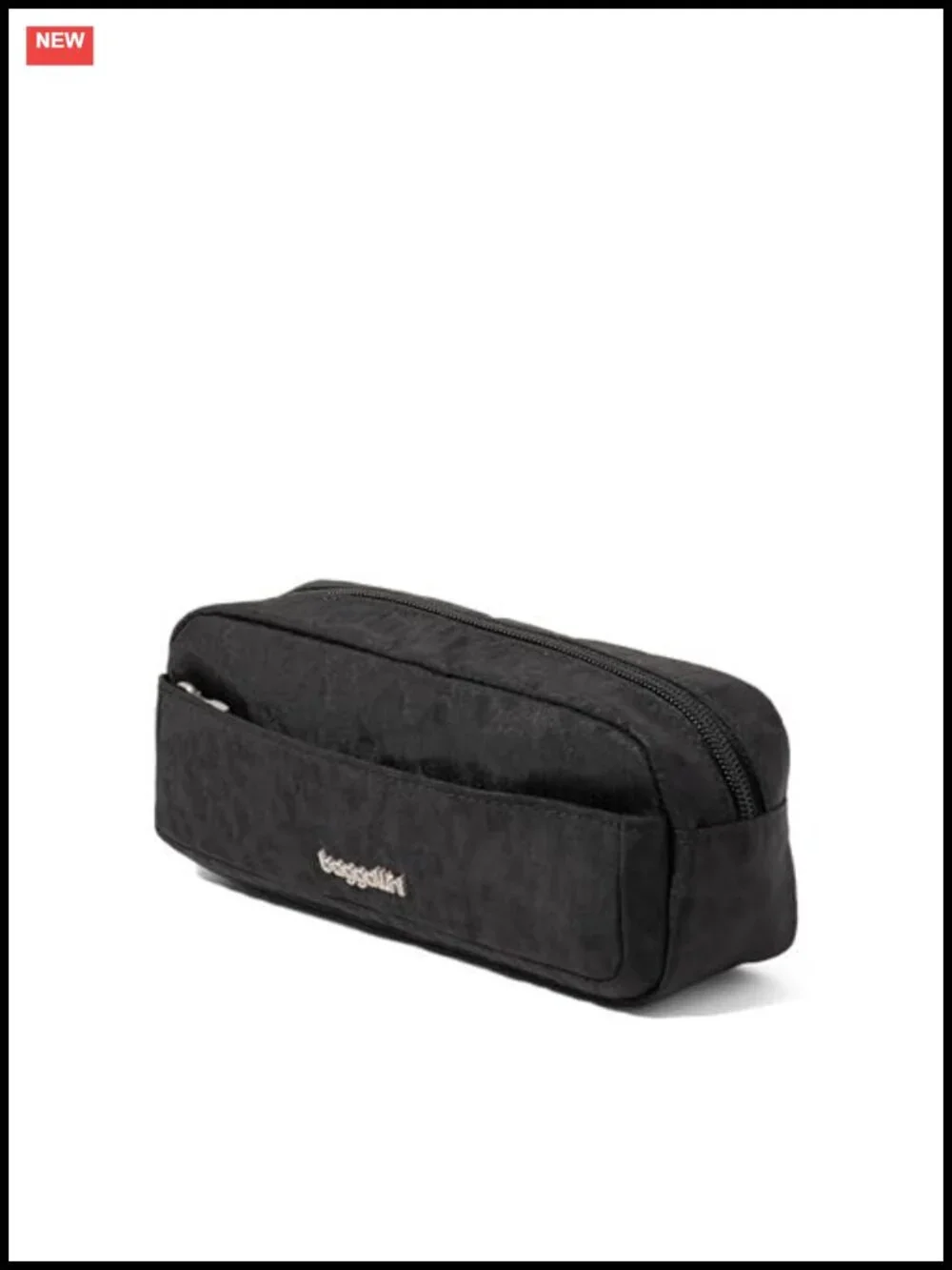 Long Pocket Cosmetic Bag - Lightweight Water Repellent Nylon Makeup Organizer